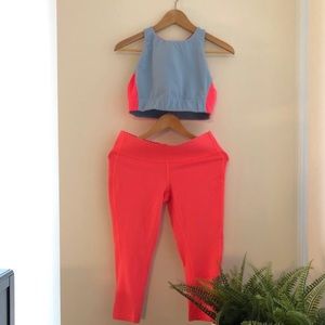 New Balance sports bra and leggings bundle
